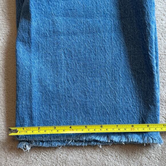 J. Crew Slim Wide Leg Medium Wash Indigo Denim Jeans Women's SZ 29 - Picture 9 of 11